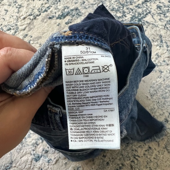 Gap denim/jean cut off shorts size 31 - Picture 4 of 4